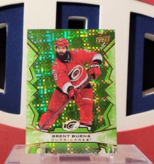 Brents Burns 2022-23 - Green Parralel Ud Ice #52 Upper Deck